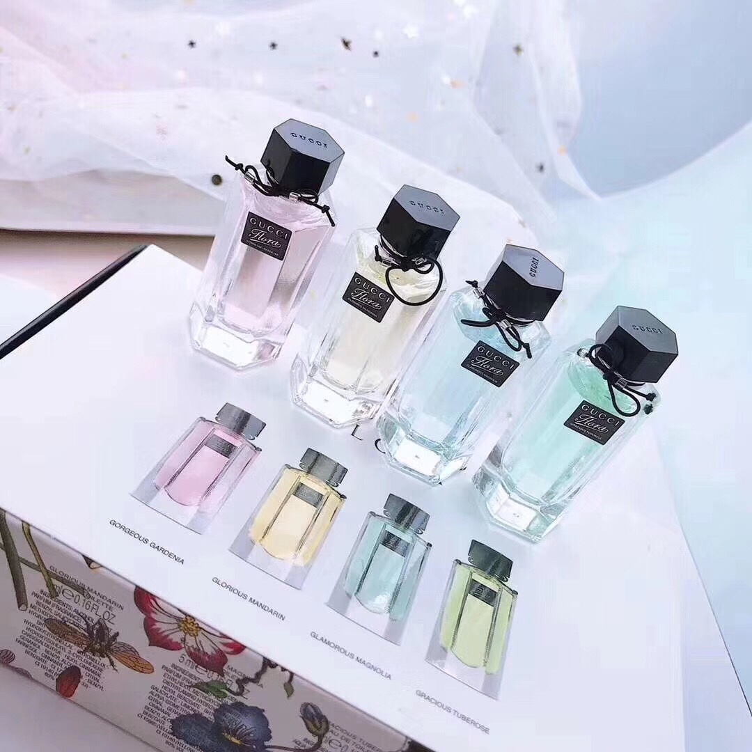 Gucci Flora Miniature Perfume Gift Set - 4 x 5ml Floral Fragrances 5 i1566045567 5897 3