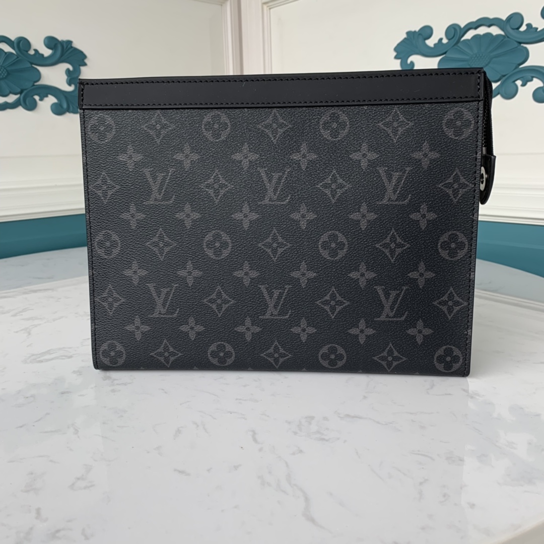 this masculine and stylish medium pouch easily accommodates your - Bag
