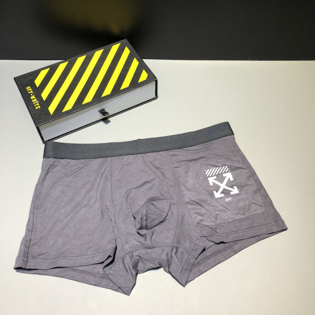  Off-White 精品时尚男士内裤！外贸国外订单，原单品质，无缝切割工艺 科学配 91%莫代尔+9%