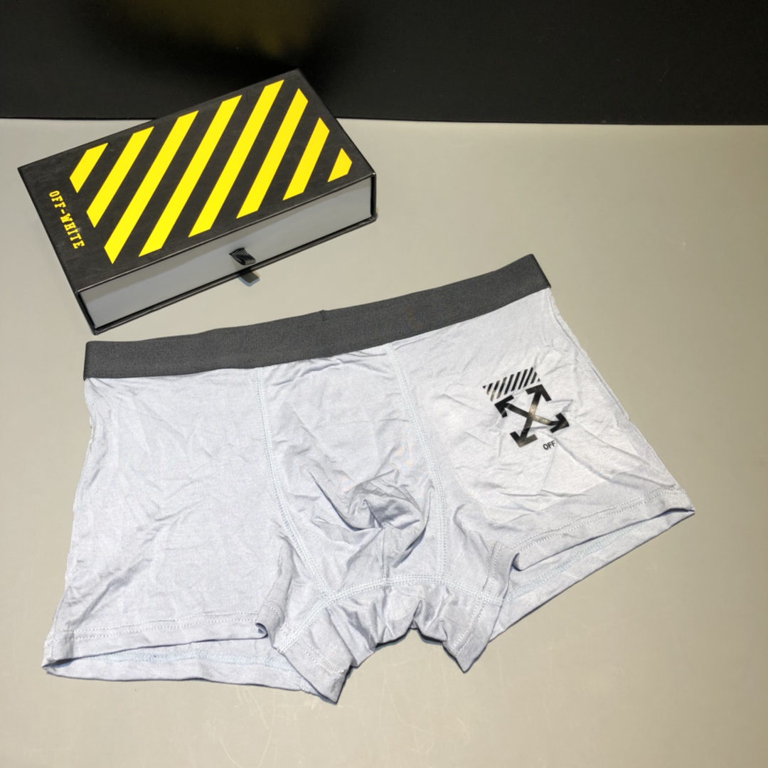 Off-White 精品时尚男士内裤！外贸国外订单，原单品质，无缝切割工艺 科学配 91%莫代尔+9%