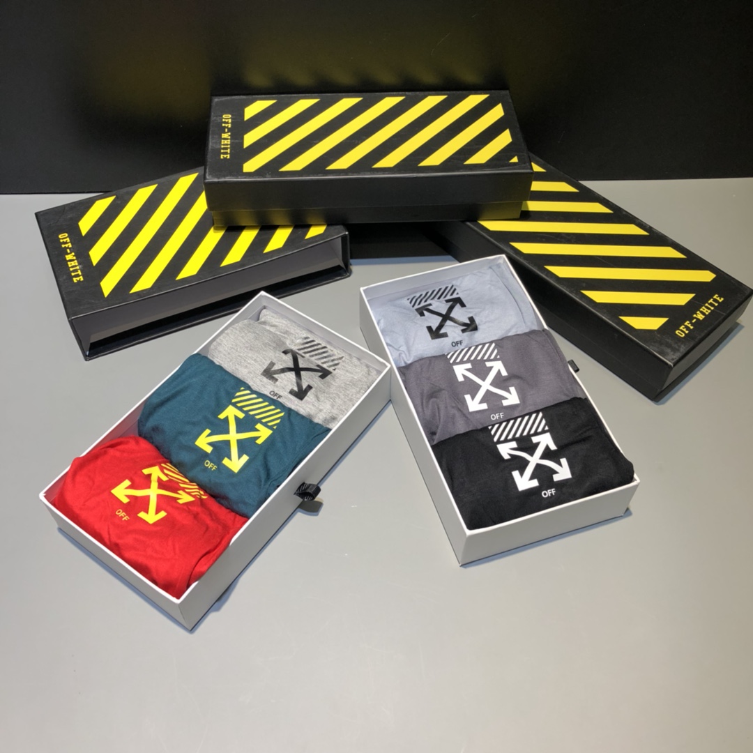  Off-White 精品时尚男士内裤！外贸国外订单，原单品质，无缝切割工艺 科学配 91%莫代尔+9%