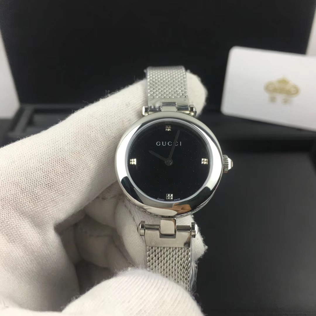 Gucci 皇家 古驰女表黑色表盘腕表