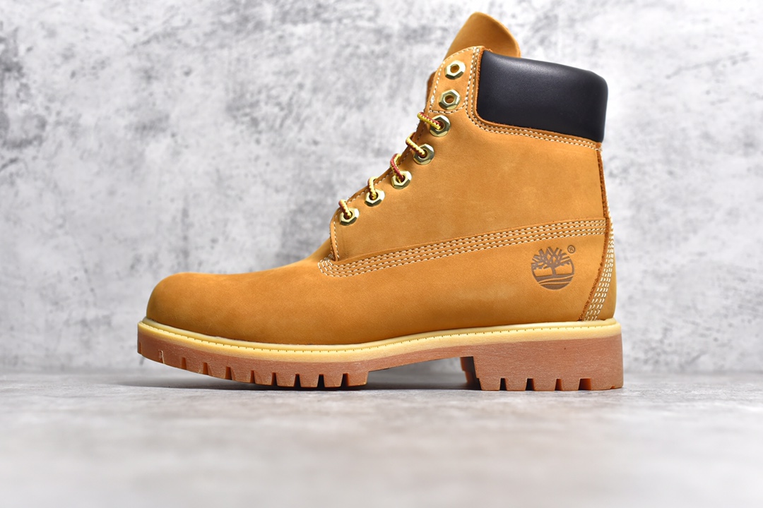 添柏岚/天伯伦Timberland 6 Inch Leather Boots添柏岚经典户外6英寸大黄靴“OG麦黄黑” TB010061-713