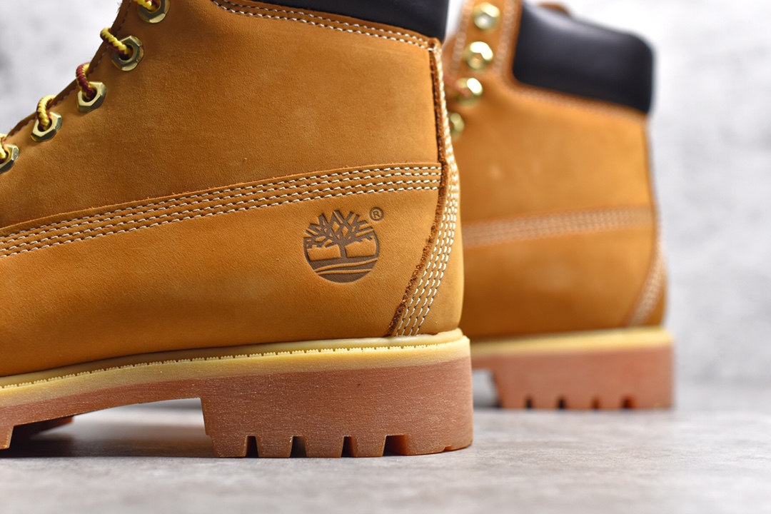 添柏岚/天伯伦Timberland 6 Inch Leather Boots添柏岚经典户外6英寸大黄靴“OG麦黄黑” TB010061-713