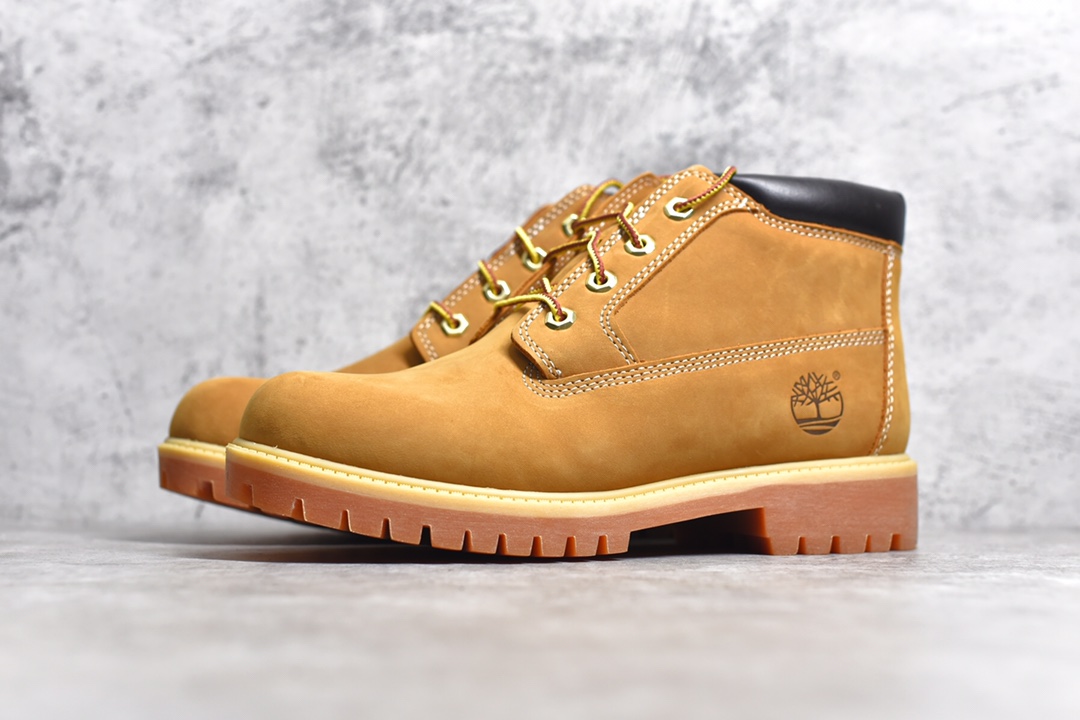 Timberland Fatigue Chukka Nubuck Boots经典户外短筒百搭工装马丁靴“麦黄黑” TB023061-231