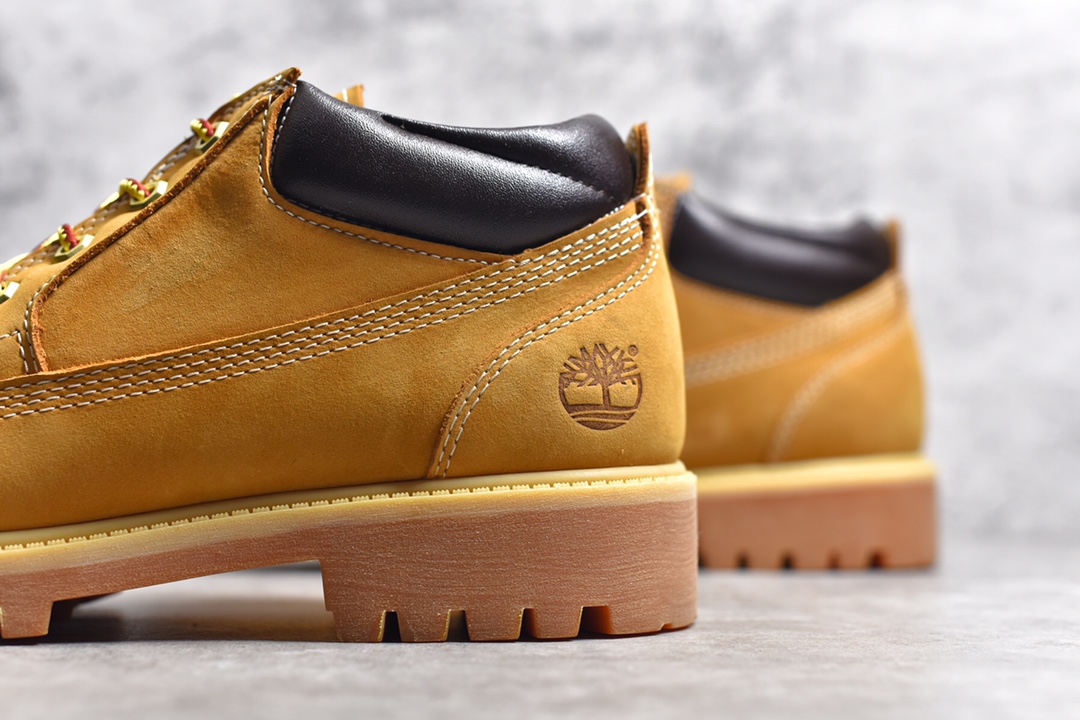 天伯伦Timberland Men's Classic Oxford Waterproof Boots男款低帮防水沙漠工装休闲马丁低靴“黑武士泥灰” TB073537-001