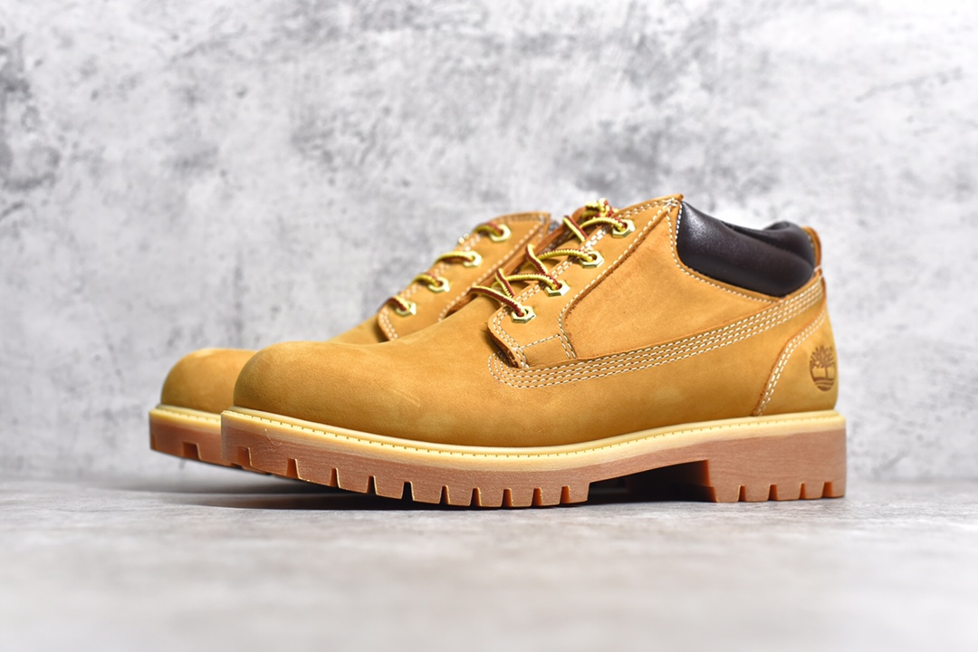 天伯伦Timberland Men's Classic Oxford Waterproof Boots男款低帮防水沙漠工装休闲马丁低靴“黑武士泥灰” TB073537-001