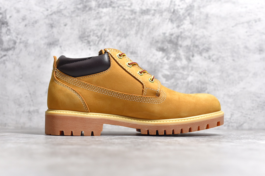 天伯伦Timberland Men's Classic Oxford Waterproof Boots男款低帮防水沙漠工装休闲马丁低靴“黑武士泥灰” TB073537-001