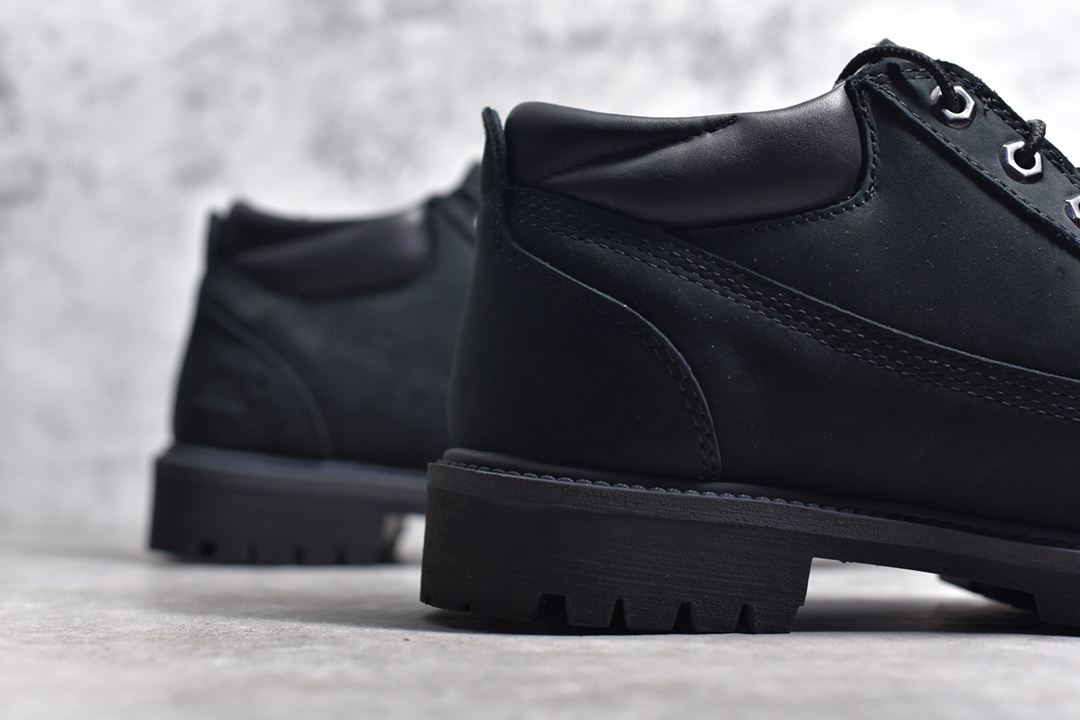 280 添柏岚／天伯伦Timberland Men's Classic Oxford Waterproof Boots男款低帮防水沙漠工装休闲马丁低靴“黑武士泥灰”TB073537-001