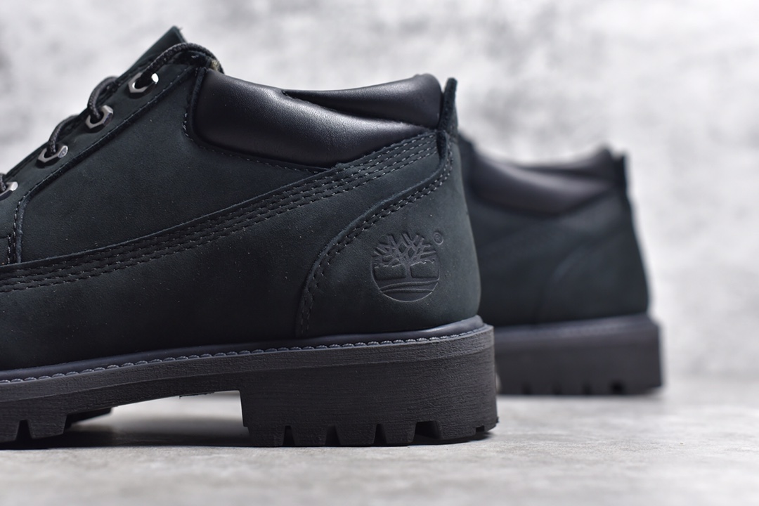 280 添柏岚／天伯伦Timberland Men's Classic Oxford Waterproof Boots男款低帮防水沙漠工装休闲马丁低靴“黑武士泥灰”TB073537-001
