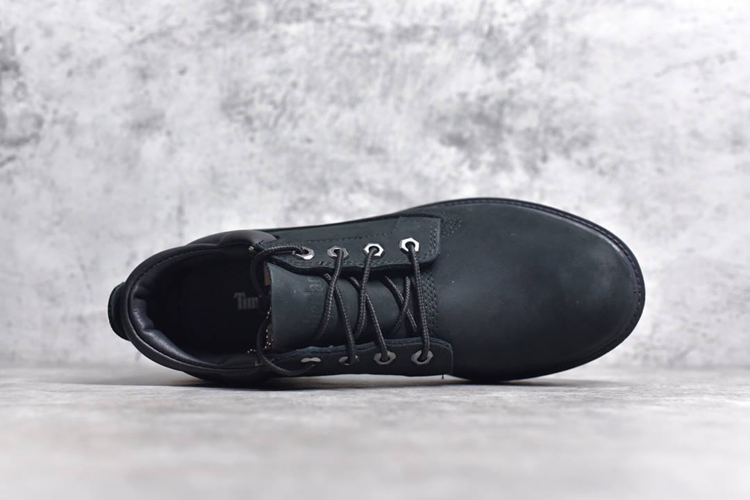 280 添柏岚／天伯伦Timberland Men's Classic Oxford Waterproof Boots男款低帮防水沙漠工装休闲马丁低靴“黑武士泥灰”TB073537-001