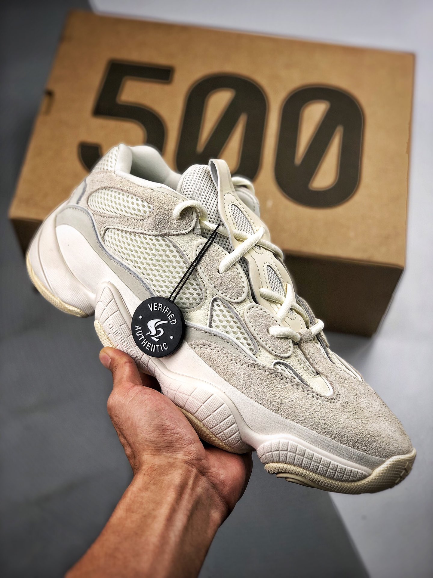 Soporte pago contra reembolso, versión pura original S2, nuevo lote enviado‼ Adidas Yeezy500 "Bone White" Bla…