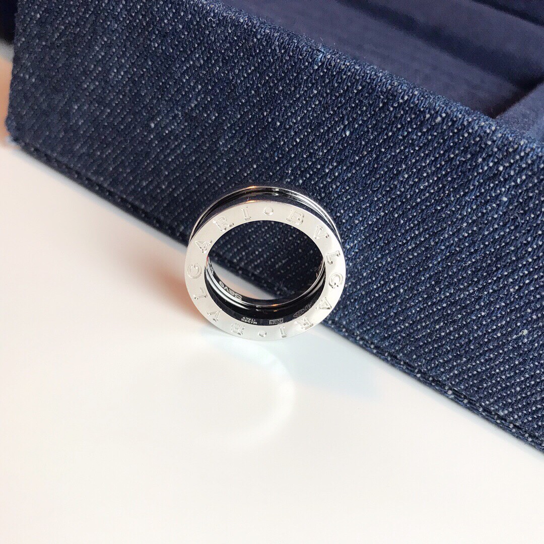 Bulgari Black Ceramic Ring - Comprehensive 6