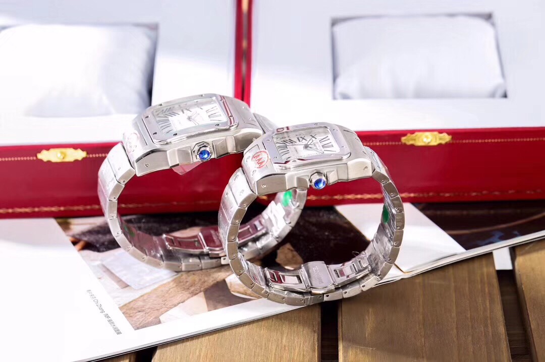 Cartier 2019全新 AAA做工 翻修机械 完美还原 尺寸 业内顶尖 ‼ 这枚卡地亚-桑托斯系列腕表