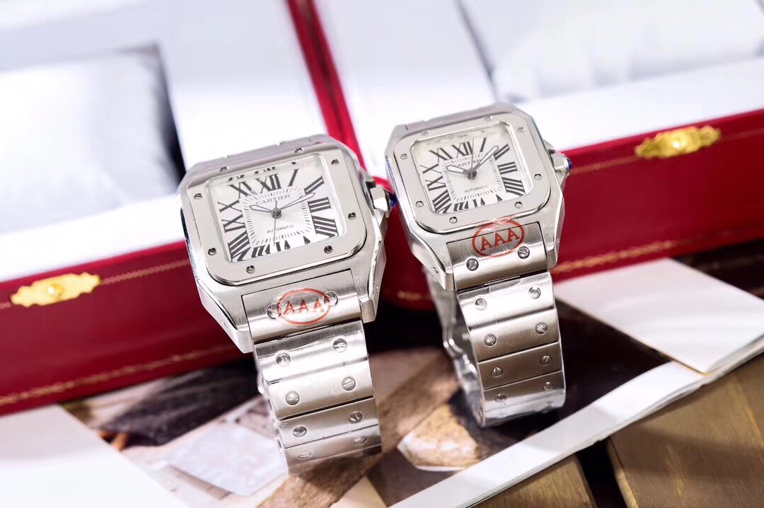 Cartier 2019全新 AAA做工 翻修机械 完美还原 尺寸 业内顶尖 ‼ 这枚卡地亚-桑托斯系列腕表