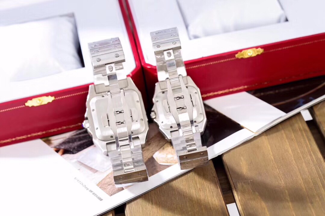 Cartier 2019全新 AAA做工 翻修机械 完美还原 尺寸 业内顶尖 ‼ 这枚卡地亚-桑托斯系列腕表