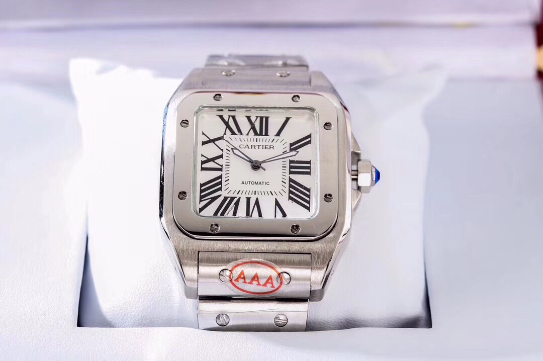 Cartier 2019全新 AAA做工 翻修机械 完美还原 尺寸 业内顶尖 ‼ 这枚卡地亚-桑托斯系列腕表