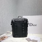Dior Saddle Bags Backpack Black White Calfskin Cowhide Fall/Winter Collection