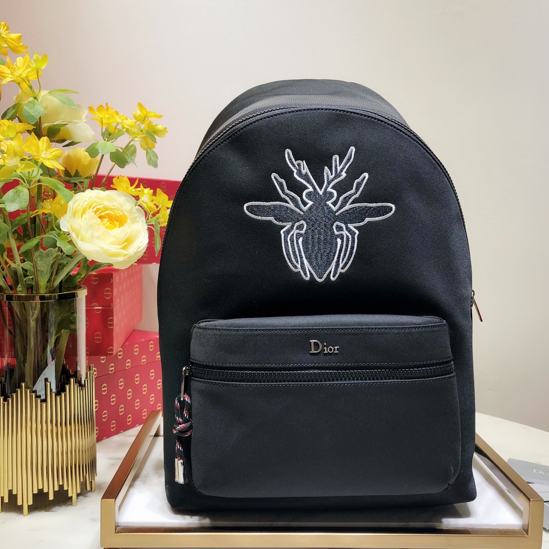 Dior Knockoff
 Bags Backpack Calfskin Cowhide Nylon