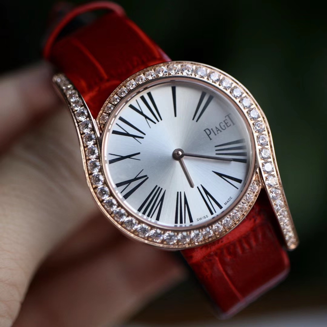 Piaget 伯爵69式女款腕表，两种表带，三个颜色