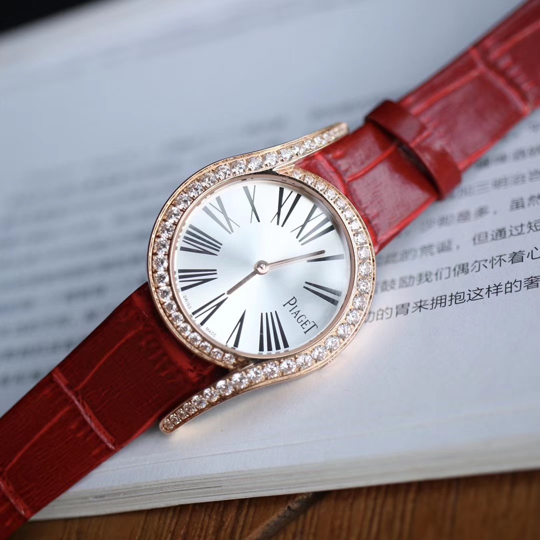 Piaget 伯爵69式女款腕表，两种表带，三个颜色