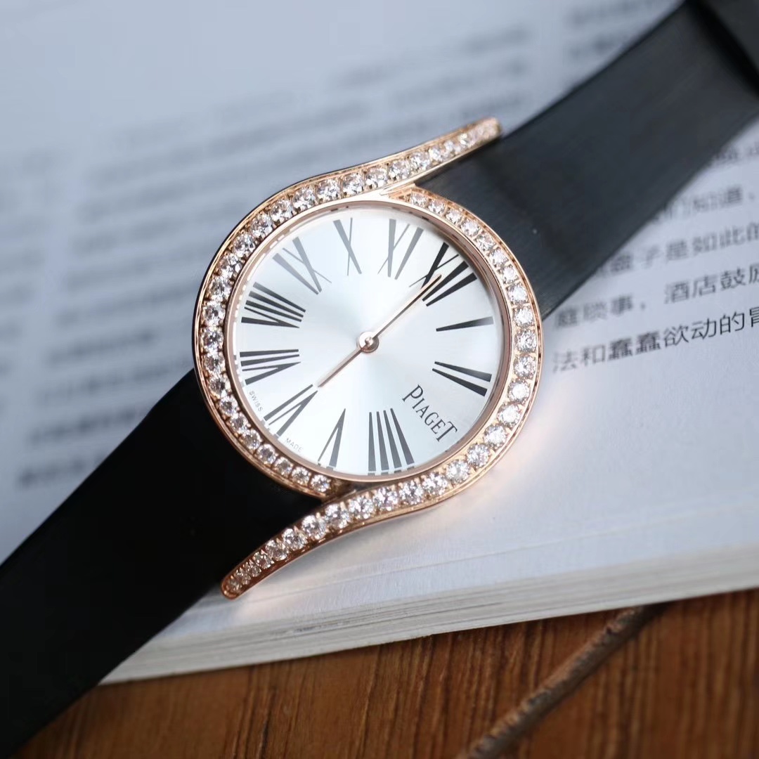 Piaget 伯爵69式女款腕表，两种表带，三个颜色