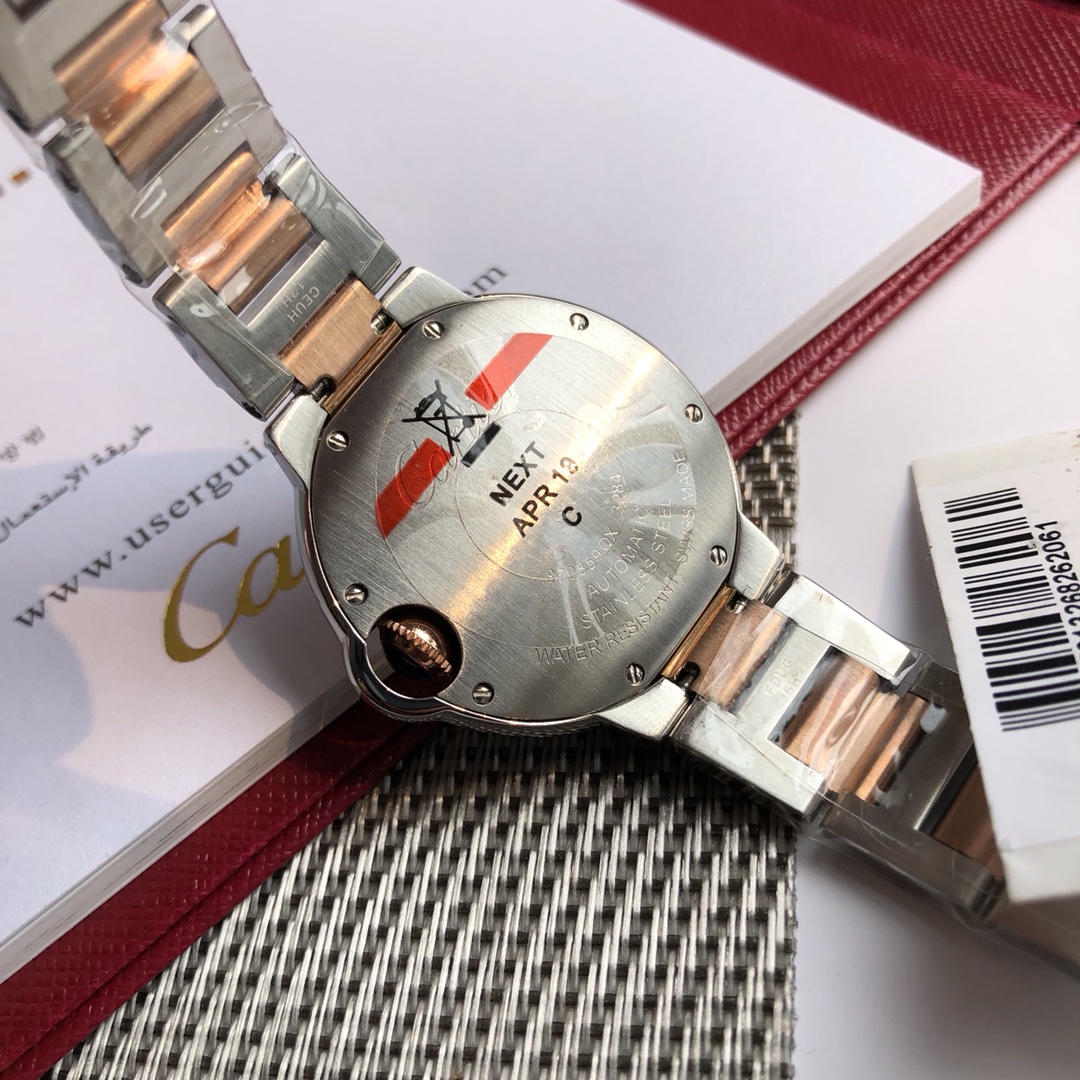 Cartier 最新版包金18k贝壳粉面 真正 品质 特殊渠道货 原装瑞士机芯
