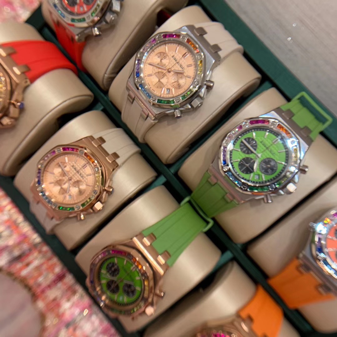 Audemars Piguet 爱彼女款镶钻女款 五颜六色色