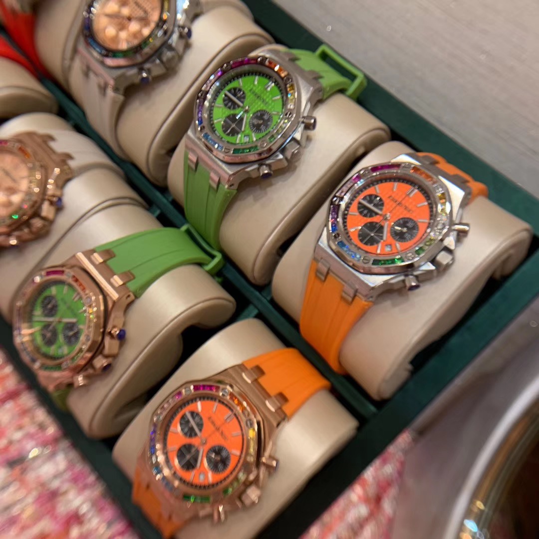 Audemars Piguet 爱彼女款镶钻女款 五颜六色色