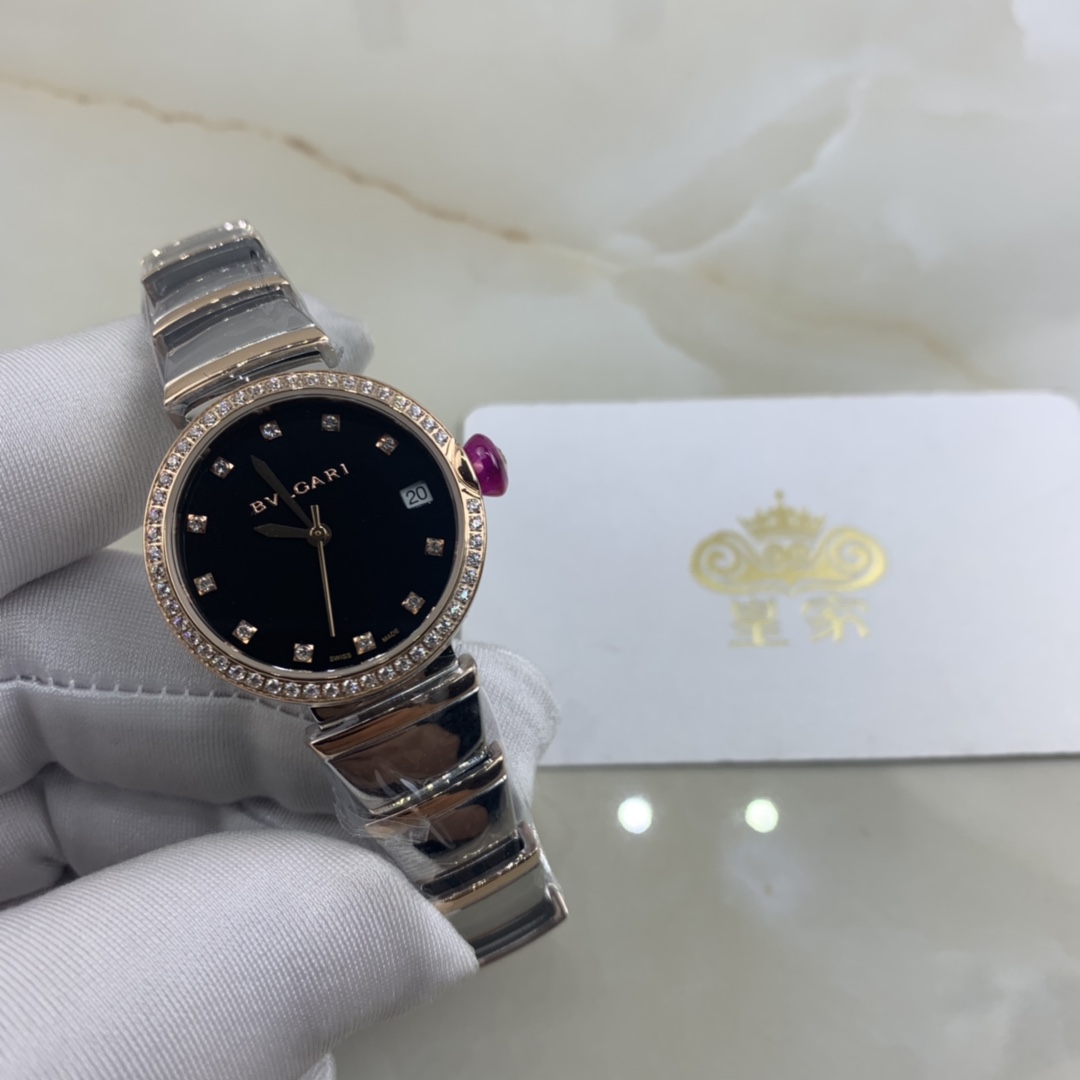 Bvlgari 皇家 宝格丽镶钻女款腕表