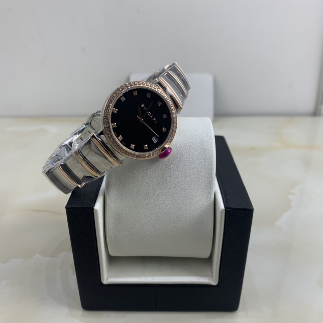 Bvlgari 皇家 宝格丽镶钻女款腕表
