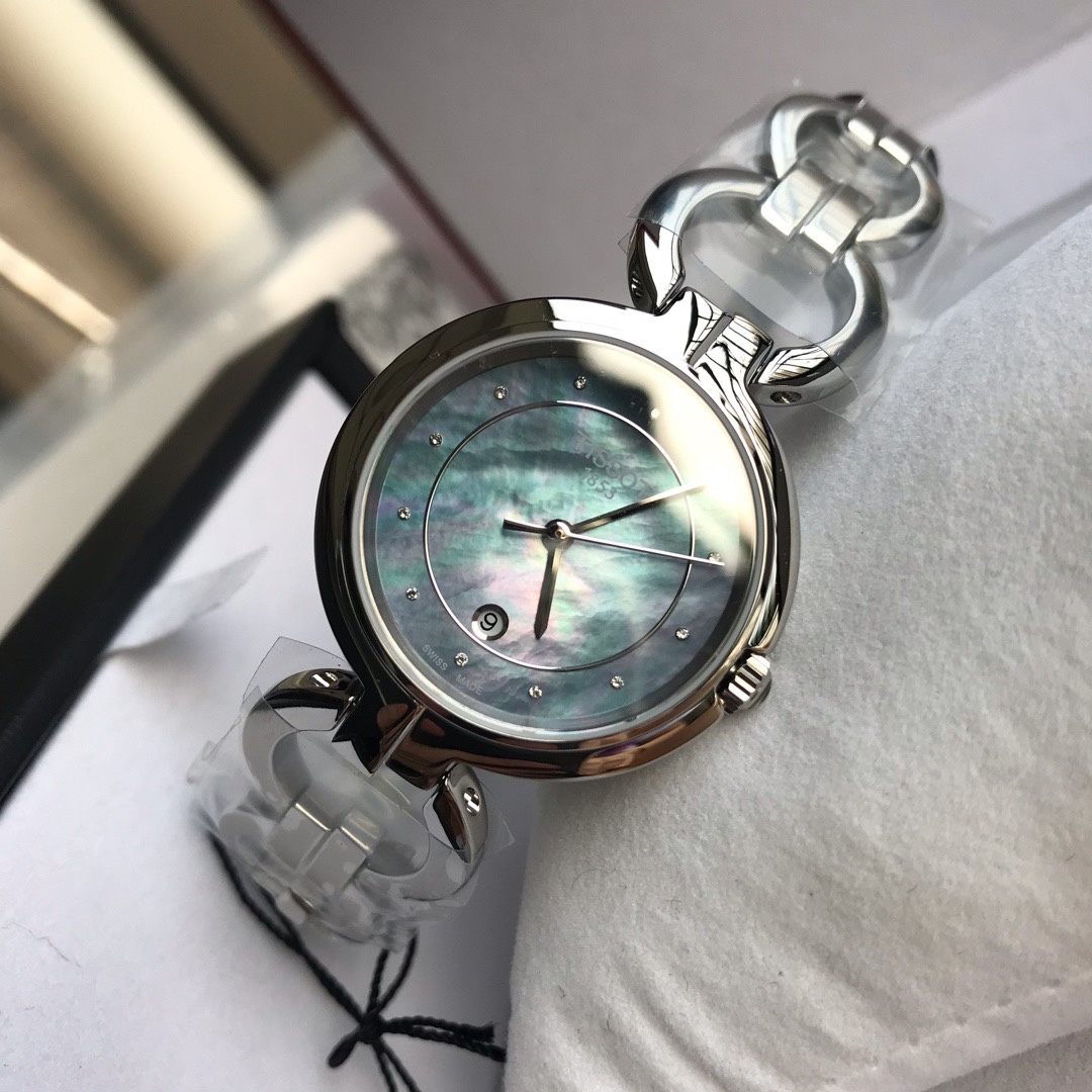 Unknown 天梭T094佛拉明戈系列，简洁百搭女链表，26mm表径