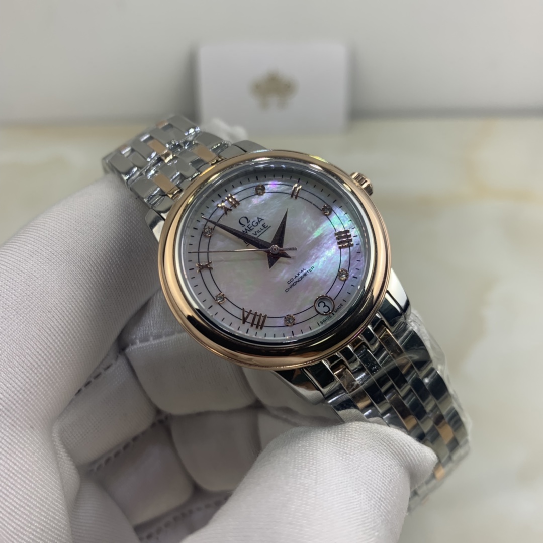 Omega 皇家 欧米茄蝶飞系列轨道女款腕表