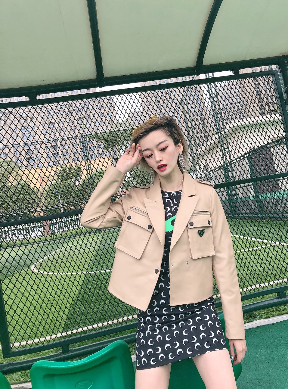 High-end Female Suit: Prada Sheepskin Shorts, Dustproof Bags, Various Sizes - 图片 7