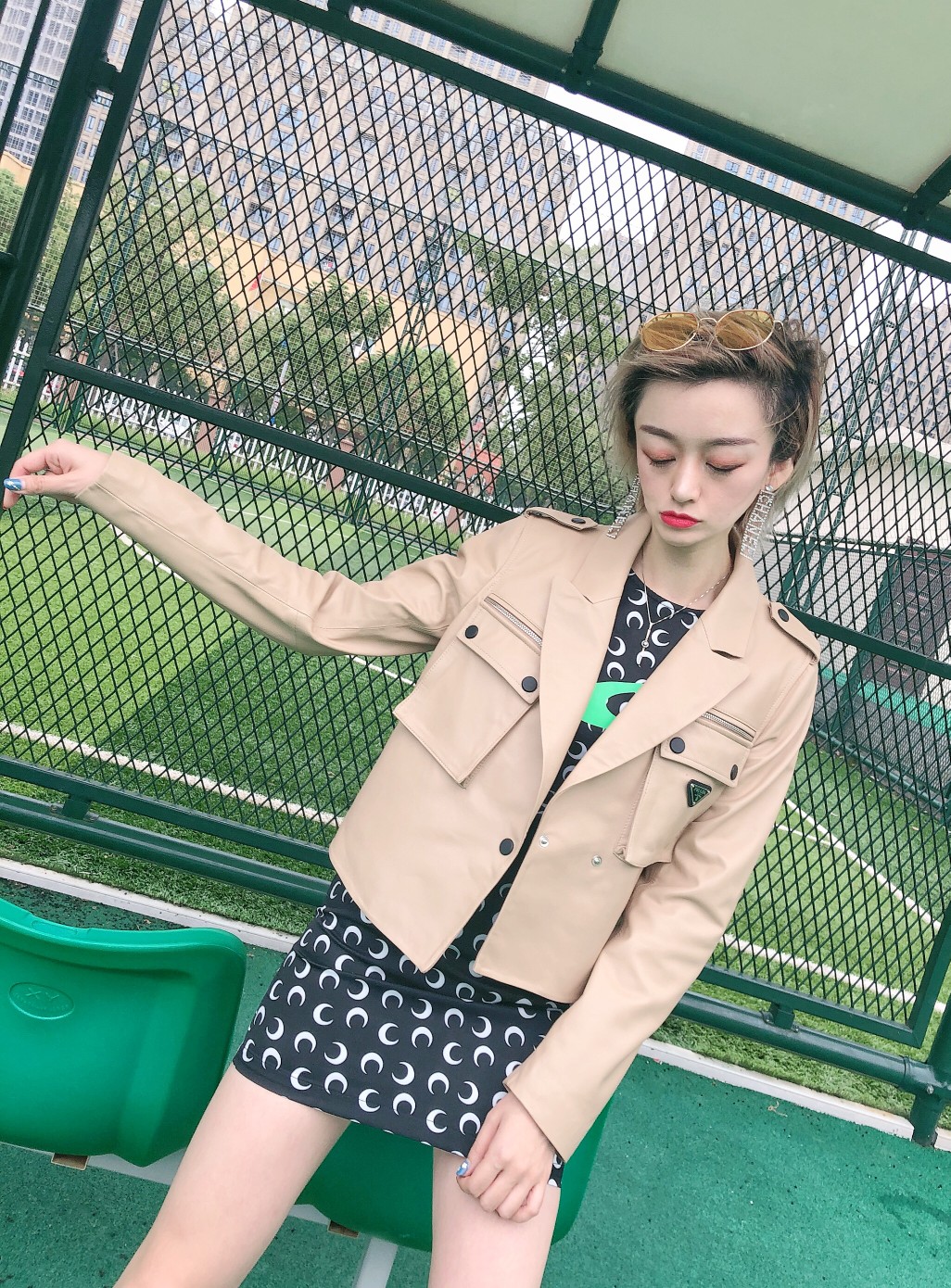 High-end Female Suit: Prada Sheepskin Shorts, Dustproof Bags, Various Sizes - 图片 8
