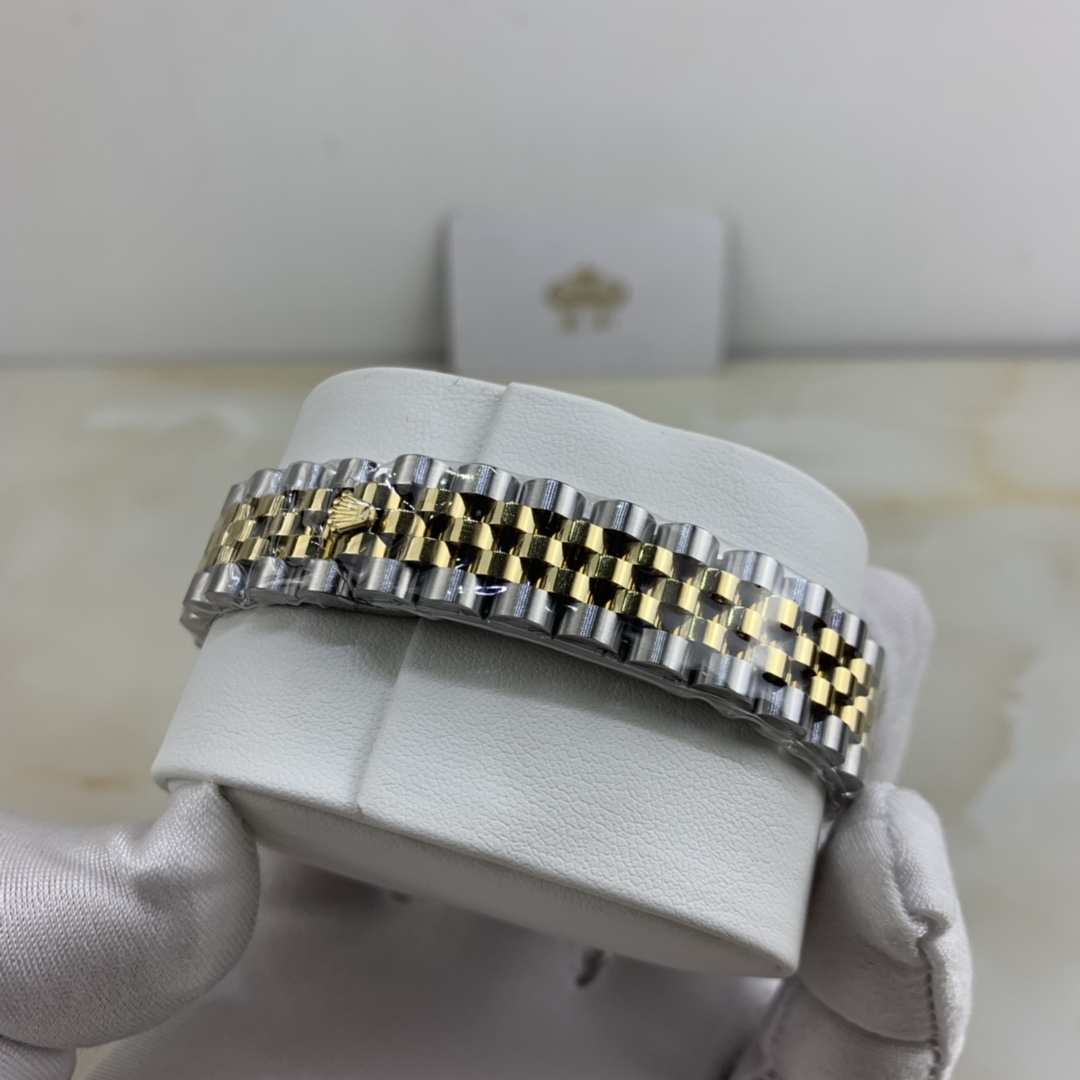 Rolex 皇家 劳力士日志系列女款绿色表盘镶钻腕表