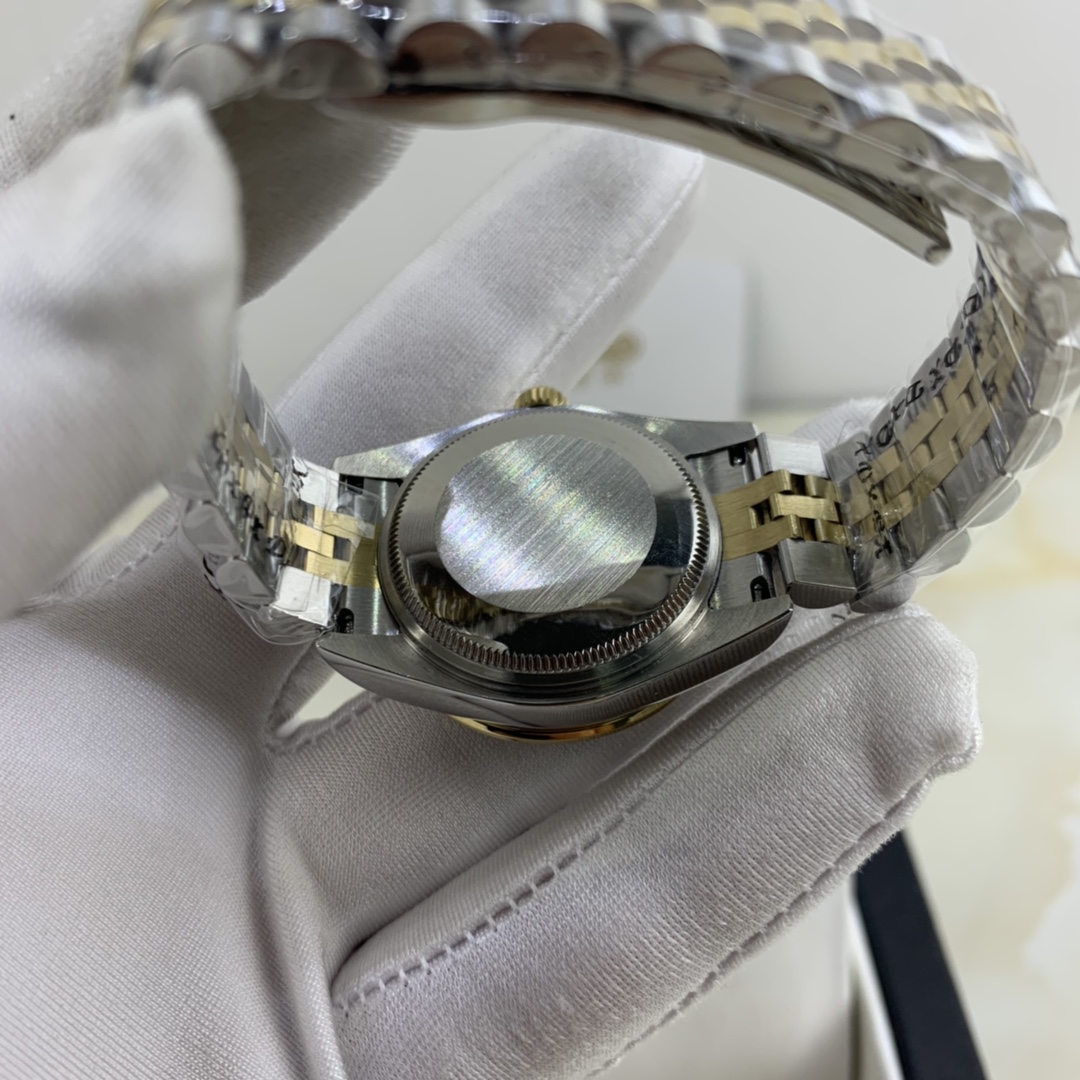 Rolex 皇家 劳力士日志系列女款绿色表盘镶钻腕表
