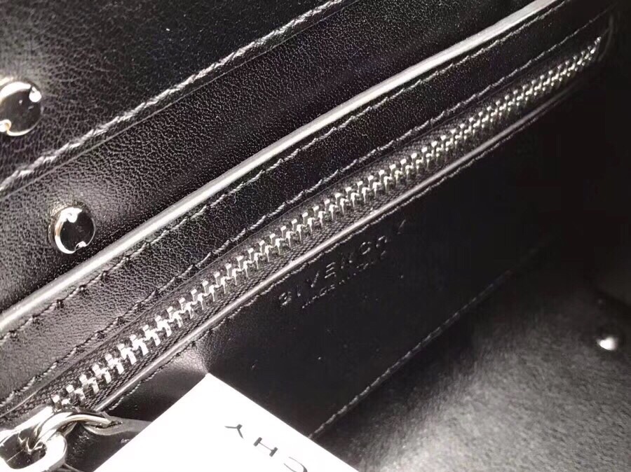givenchy纪梵希Horizon平纹光面皮双手柄和长肩带搭配订制镀金五金配件内置活动手袋喔可拆卸超级