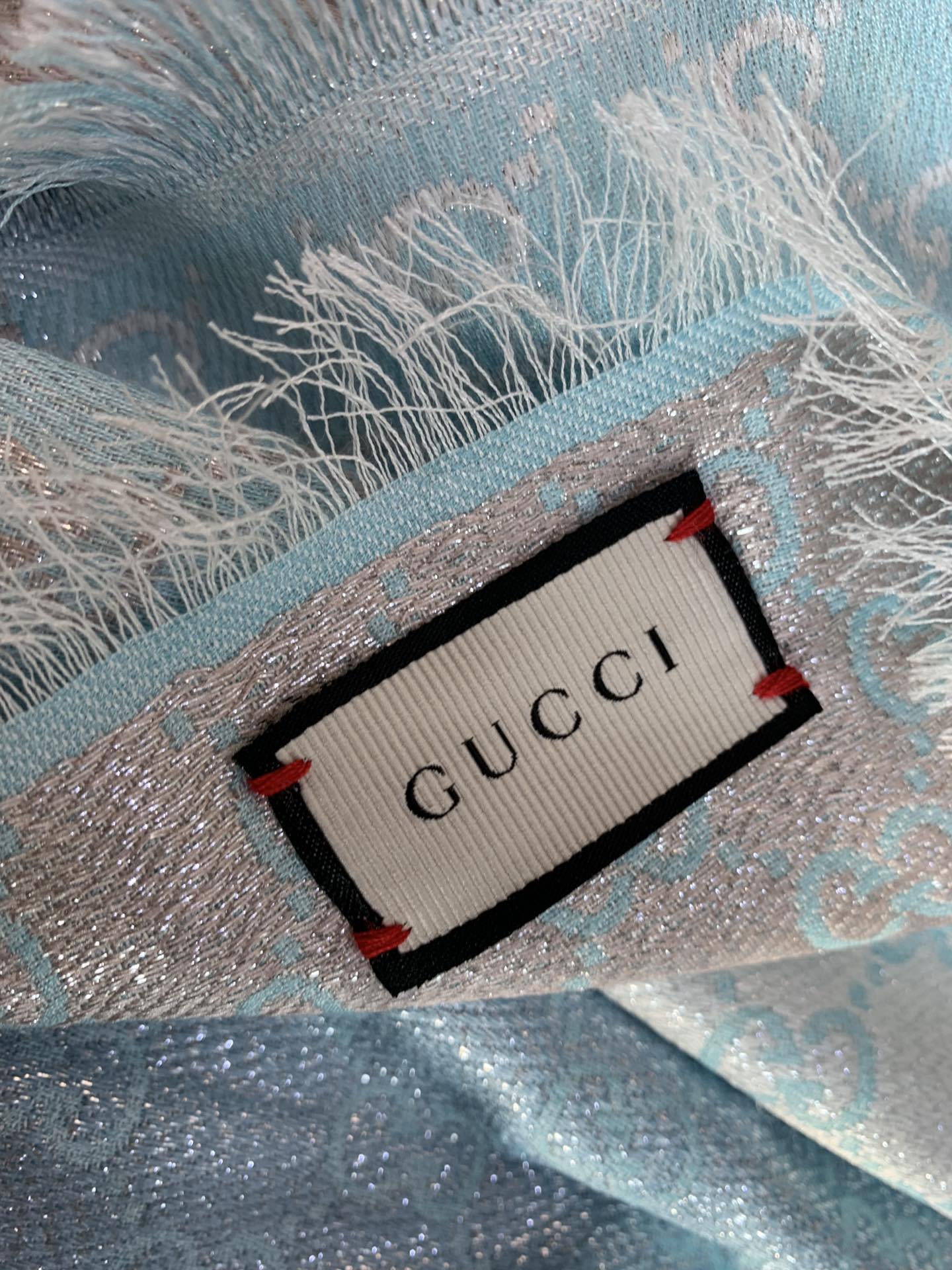 GUCCI古驰GG标识女士围巾558274