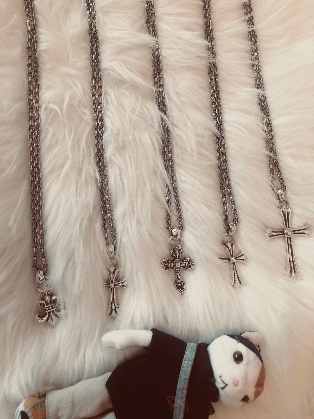 Chrome Hearts 𝐂𝐡𝐫𝐨𝐦𝐞 𝐡𝐞𝐚𝐫𝐭𝐬克罗心 款项链