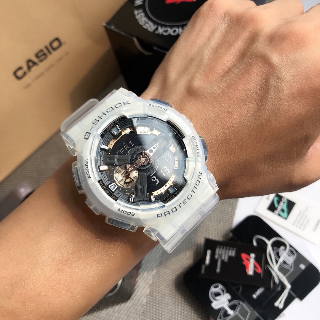 55 卡西欧 表盘直径52mm，手表小红书已爆#G-shock回头率爆表