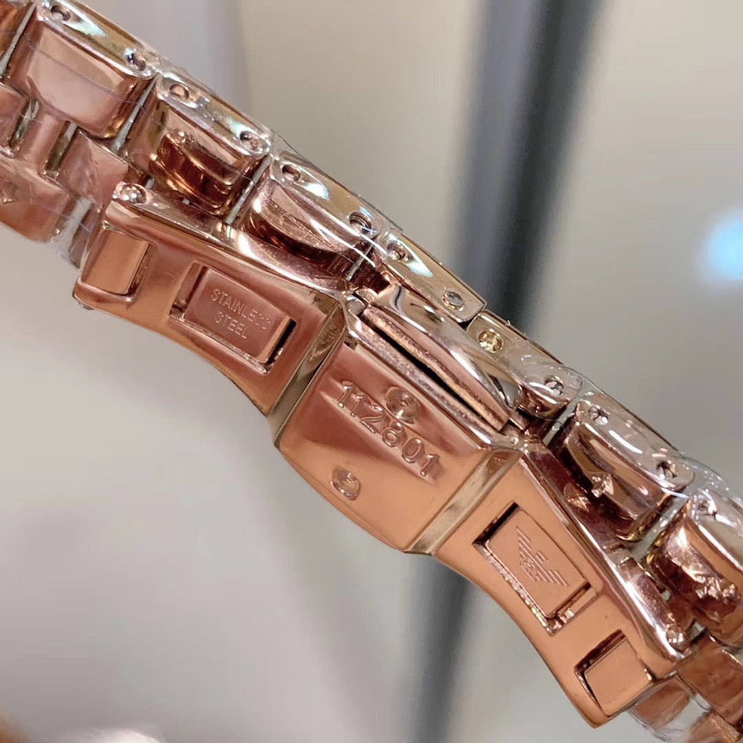 Armani 阿玛尼（ARMANI）石英女表型号AR11197 AR11196 玫瑰金色官网最新款