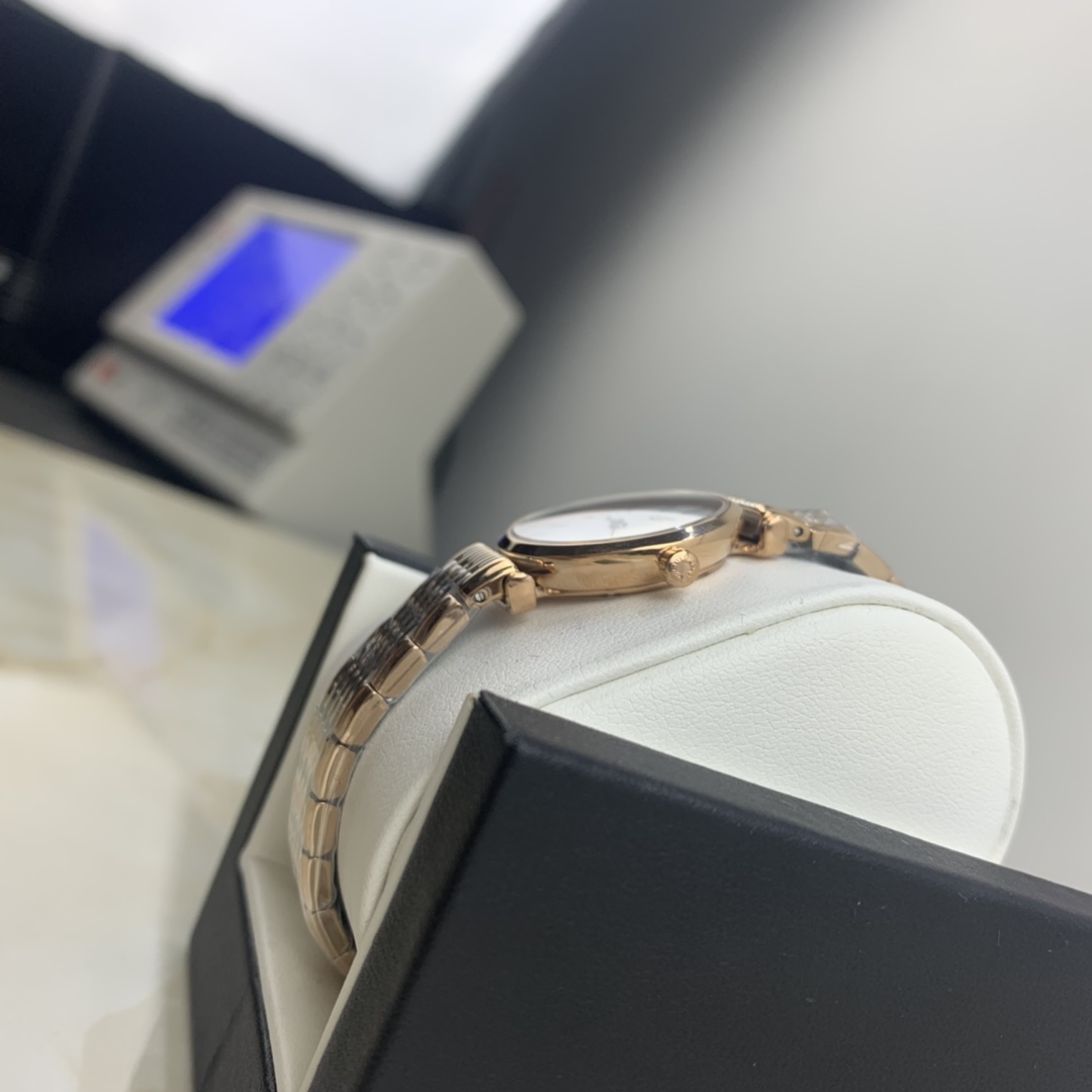 Longines 皇家 浪琴嘉岚系列女款间玫瑰金腕表