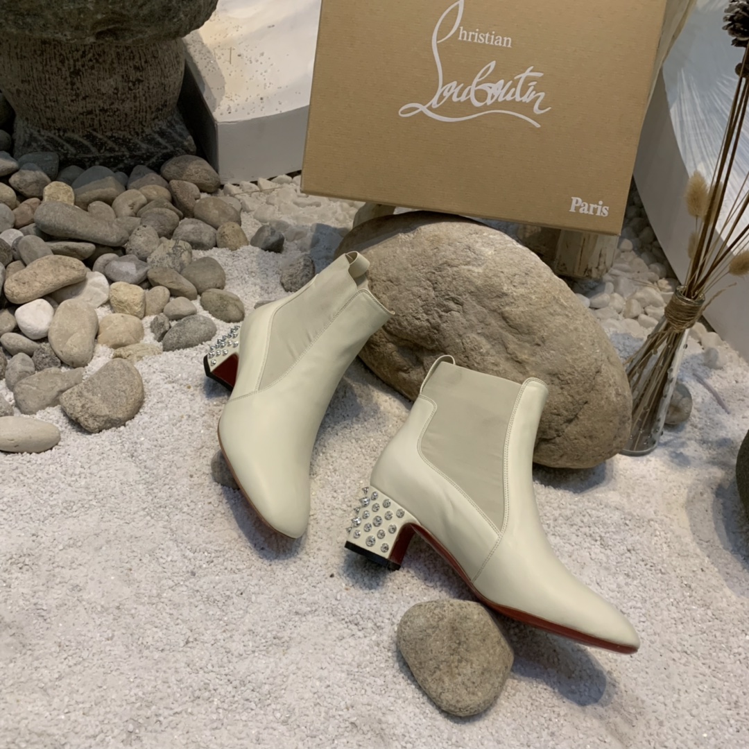Christian Louboutin ботинки короткие ботинки новинка-высшее качество
