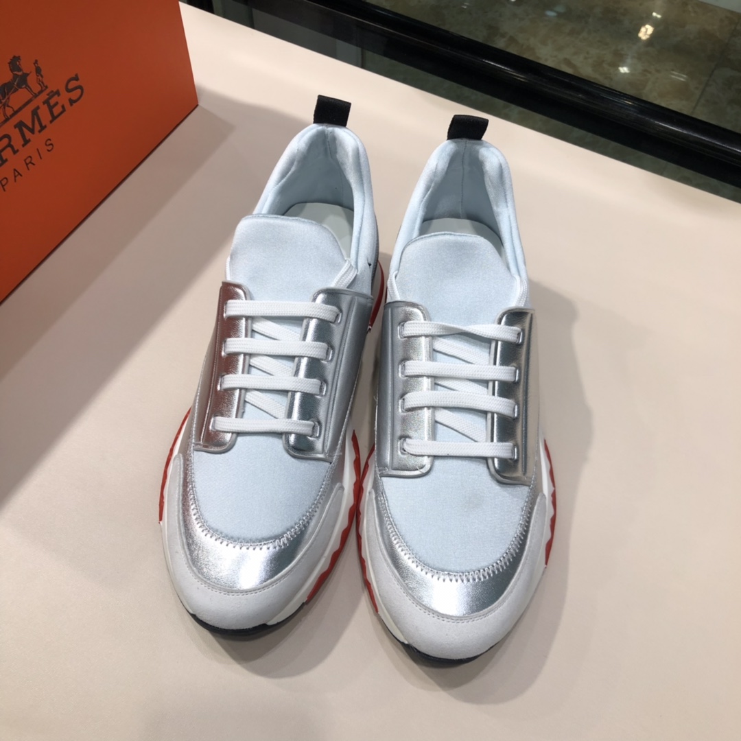 Hermes Shoes Sneakers Highest Product Quality
 Cowhide Fashion Casual