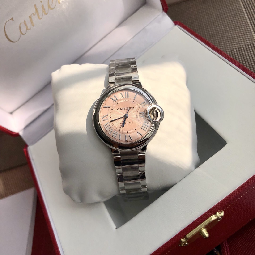 Cartier 蓝气球 机械表女,手表,cartier 5