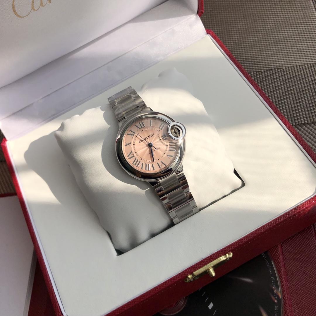 Cartier 蓝气球 机械表女,手表,cartier 3