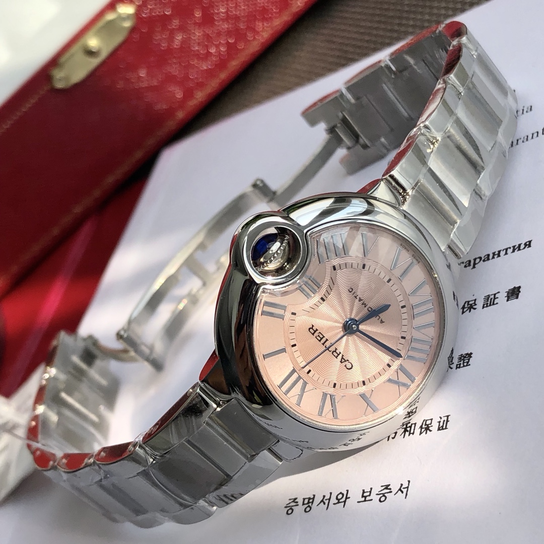 Cartier 蓝气球 机械表女,手表,cartier 7