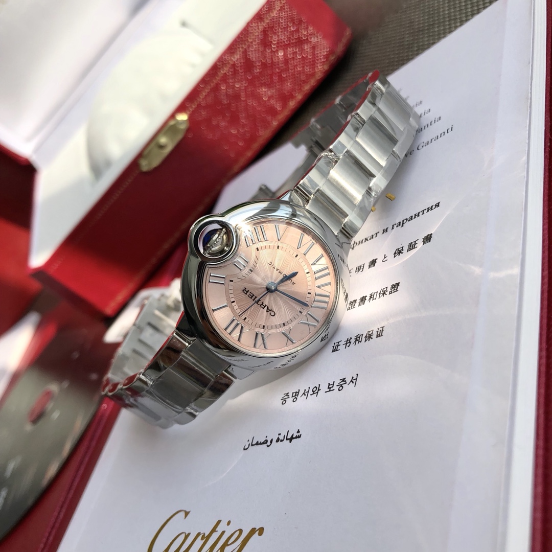 Cartier 蓝气球 机械表女,手表,cartier 6