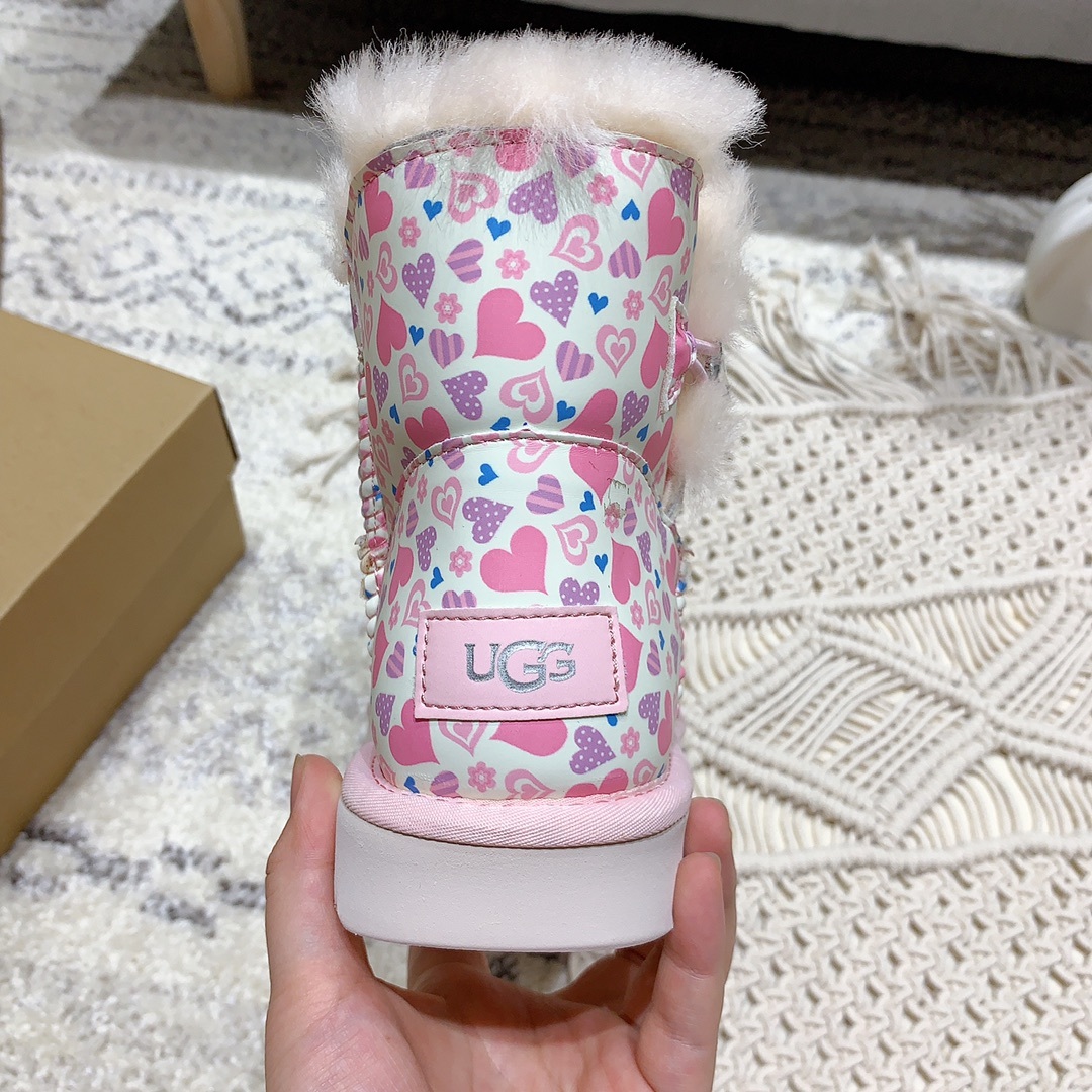 UGG独家新款亲子系列儿童-10粉粉